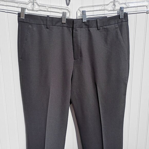 PERRY ELLIS Dress Pants Mens 38 x 29 Black Slacks Modern Fit Portfolio Easy Care - Picture 2 of 15